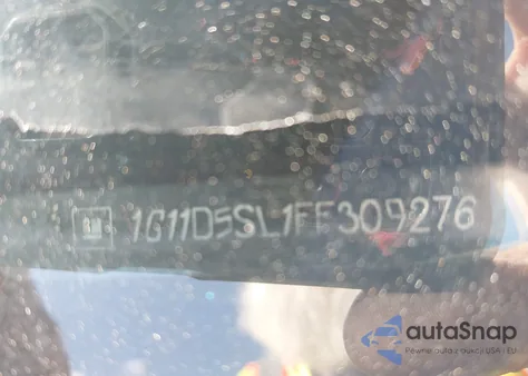 2015 Chevrolet Malibu 2Lt из США, поврежденный, VIN 1G11D5SL1FF309276